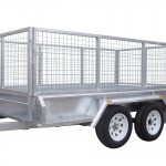 300mm Checker Plate Sides & 800mm Removable Mesh Cage