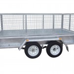 300mm Checker Plate Sides & 800mm Removable Mesh Cage