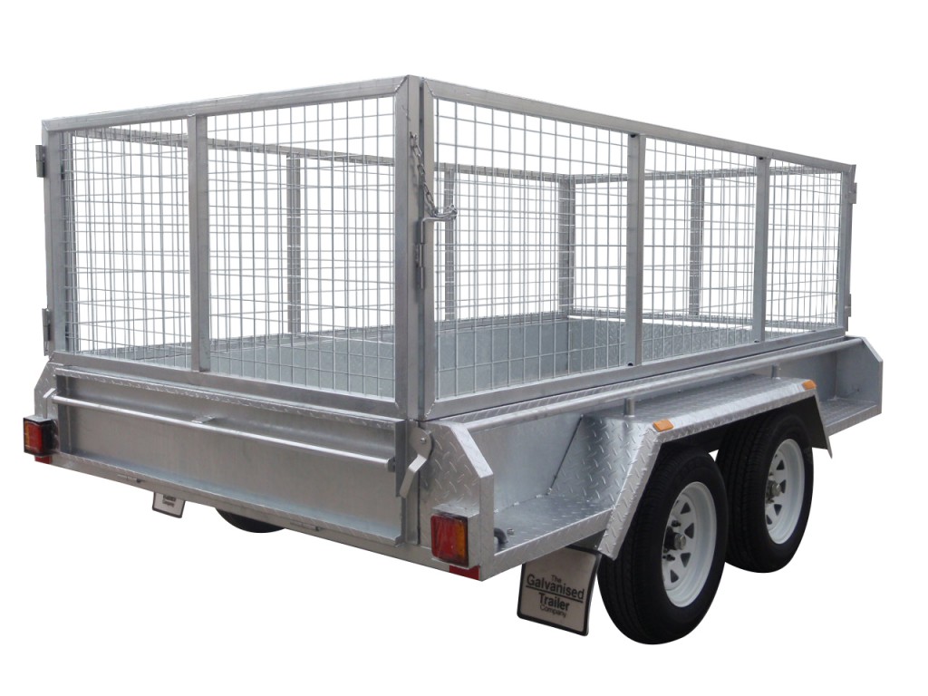 300mm Checker Plate Sides & 800mm Removable Mesh Cage