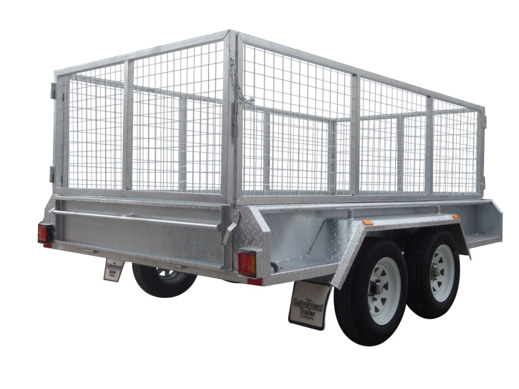300mm Checker Plate Sides & 800mm Removable Mesh Cage