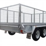300mm Checker Plate Sides & 800mm Removable Mesh Cage