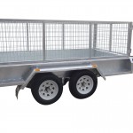 300mm Checker Plate Sides & 800mm Removable Mesh Cage