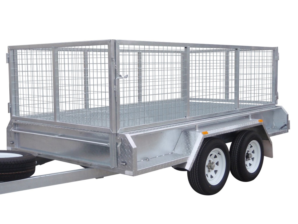 300mm Checker Plate Sides & 800mm Removable Mesh Cage