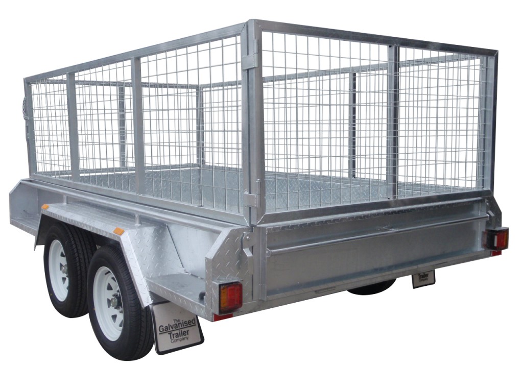 300mm Checker Plate Sides & 800mm Removable Mesh Cage