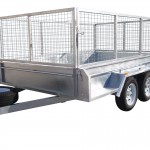 410mm Deep Checker Plate Sides & 800mm Removable Mesh Cage