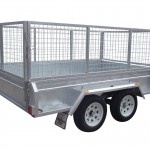 410mm Deep Checker Plate Sides & 800mm Removable Mesh Cage