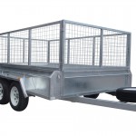 410mm Deep Checker Plate Sides & 800mm Removable Mesh Cage