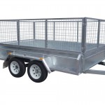 410mm Deep Checker Plate Sides & 800mm Removable Mesh Cage