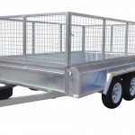 410mm Deep Checker Plate Sides & 800mm Removable Mesh Cage