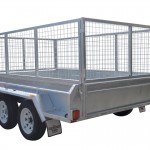 410mm Deep Checker Plate Sides & 800mm Removable Mesh Cage
