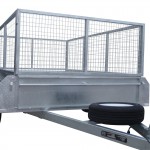 410mm Deep Checker Plate Sides & 800mm Removable Mesh Cage