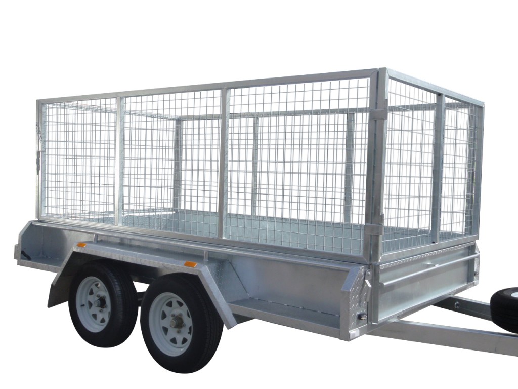 300mm Checker Plate Sides & 1000mm Removable Mesh Cage