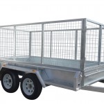 300mm Checker Plate Sides & 1000mm Removable Mesh Cage