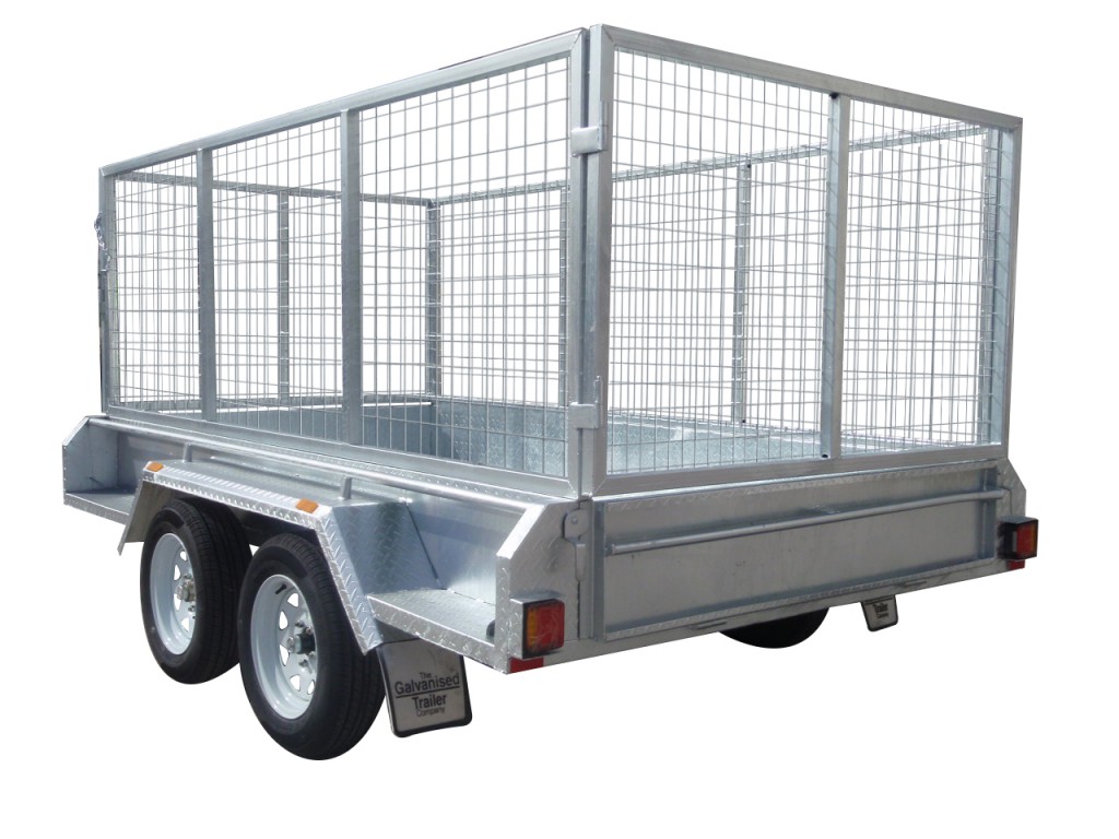 300mm Checker Plate Sides & 1000mm Removable Mesh Cage