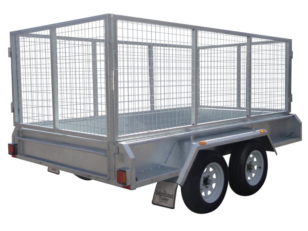 300mm Checker Plate Sides & 1000mm Removable Mesh Cage