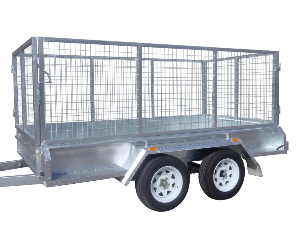 300mm Checker Plate Sides & 1000mm Removable Mesh Cage