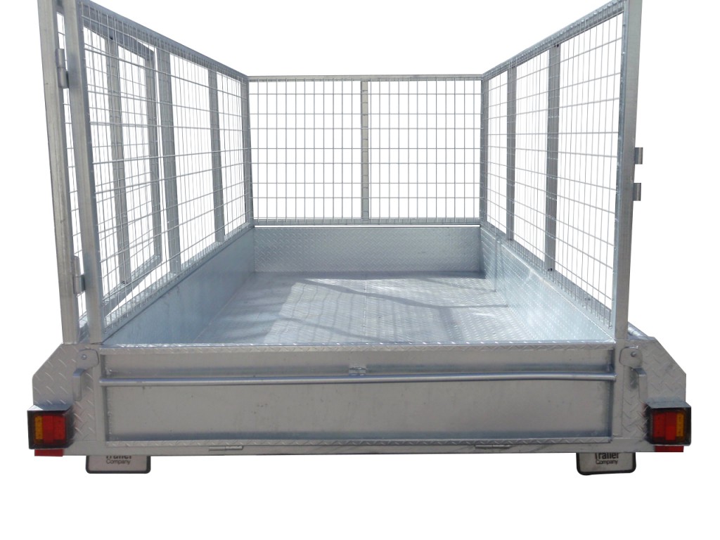 300mm Checker Plate Sides & 1000mm Removable Mesh Cage