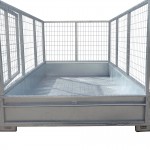 300mm Checker Plate Sides & 1000mm Removable Mesh Cage