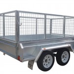 410mm Deep Checker Plate Sides & 800mm Removable Mesh Cage