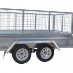 410mm Deep Checker Plate Sides & 800mm Removable Mesh Cage