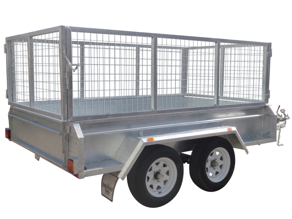 410mm Deep Checker Plate Sides & 800mm Removable Mesh Cage