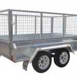 410mm Deep Checker Plate Sides & 800mm Removable Mesh Cage