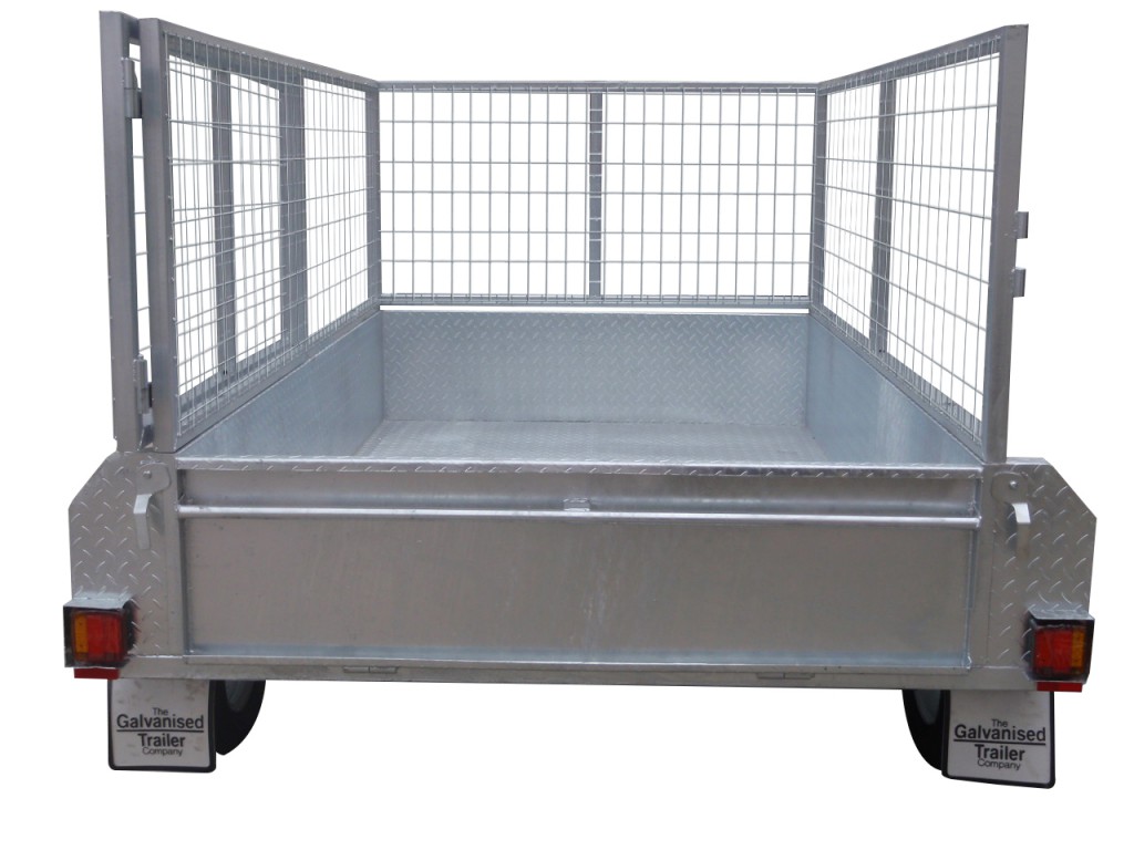 410mm Deep Checker Plate Sides & 800mm Removable Mesh Cage