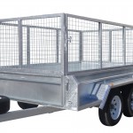 410mm Deep Checker Plate Sides & 800mm Removable Mesh Cage