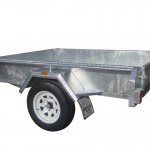 7x5 Single Axle Trailers 300mm Sides