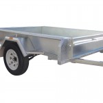 7x5 Single Axle Trailers 300mm Sides