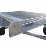7x5 Single Axle Trailers 300mm Sides