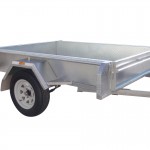 7x5 Single Axle Trailers 300mm Sides