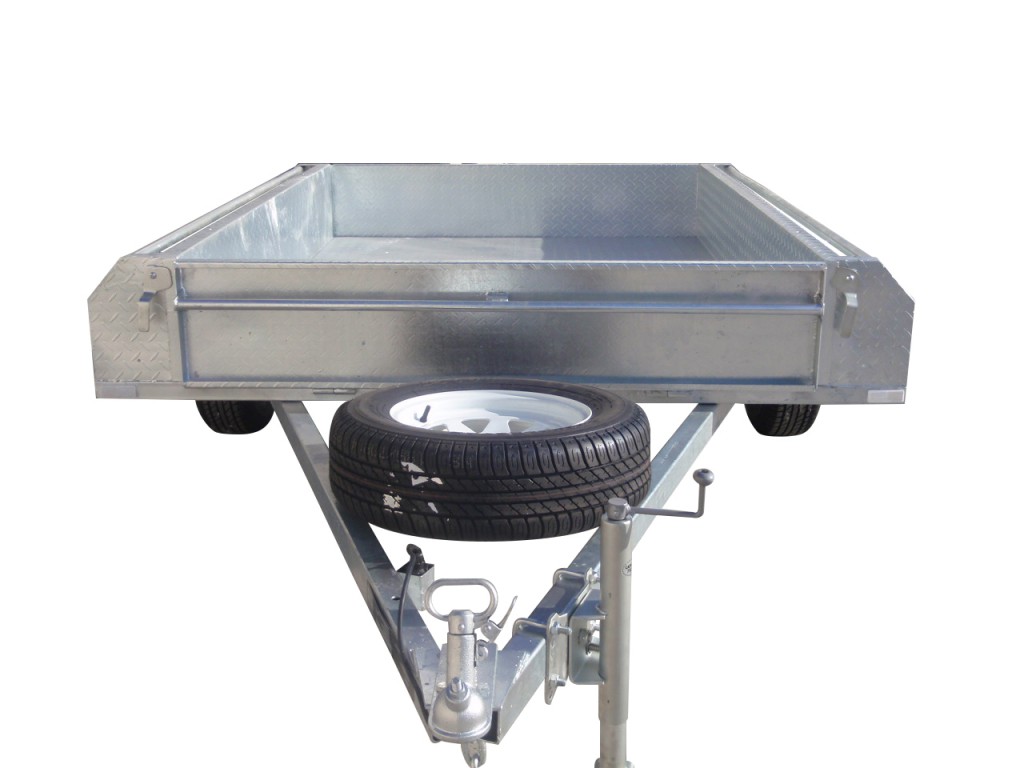 7x5 Single Axle Trailers 300mm Sides