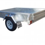 7×4 Single Axle Trailers 300mm Sides