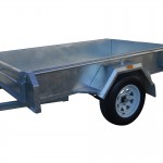 7×4 Single Axle Trailers 300mm Sides