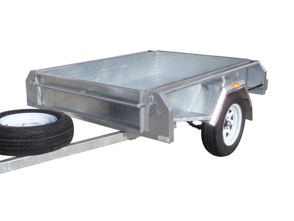 6×4 Single Axle Trailers 300mm Sides