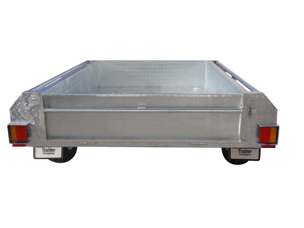 6×4 Single Axle Trailers 300mm Sides