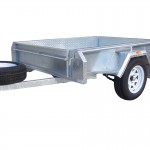 6×4 Single Axle Trailers 300mm Sides