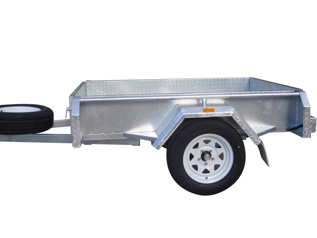 6×4 Single Axle Trailers 300mm Sides
