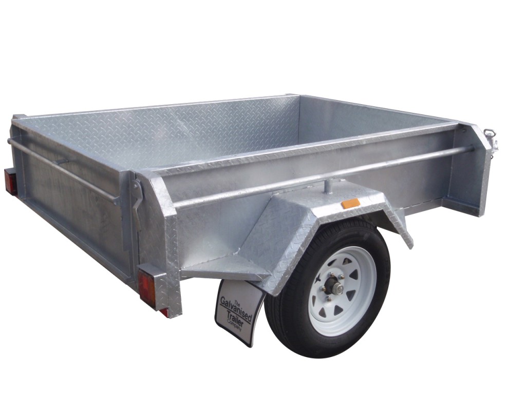 6×4 Single Axle Trailers Deep 410mm Sides