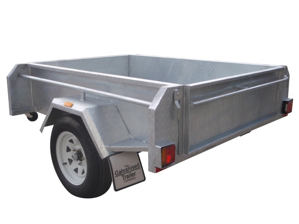 6×4 Single Axle Trailers Deep 410mm Sides