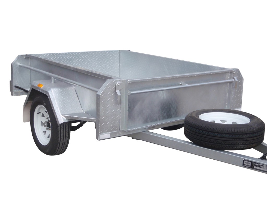 6×4 Single Axle Trailers Deep 410mm Sides