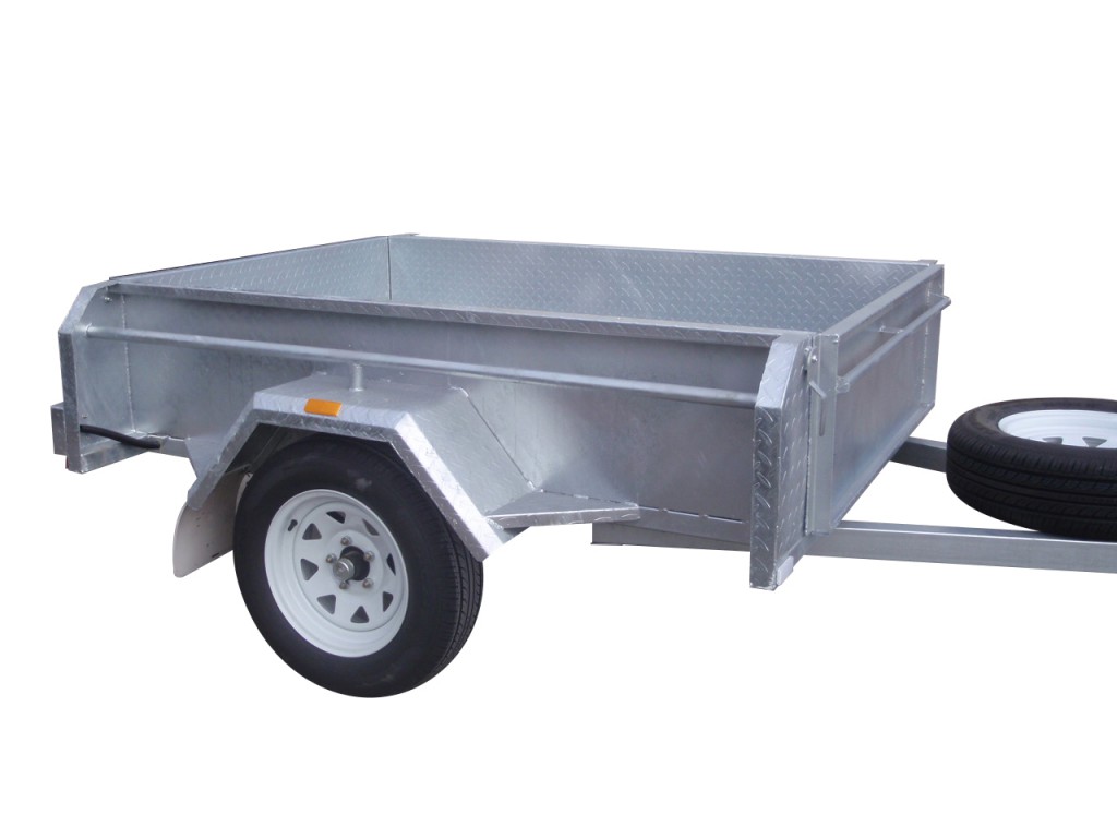 6×4 Single Axle Trailers Deep 410mm Sides