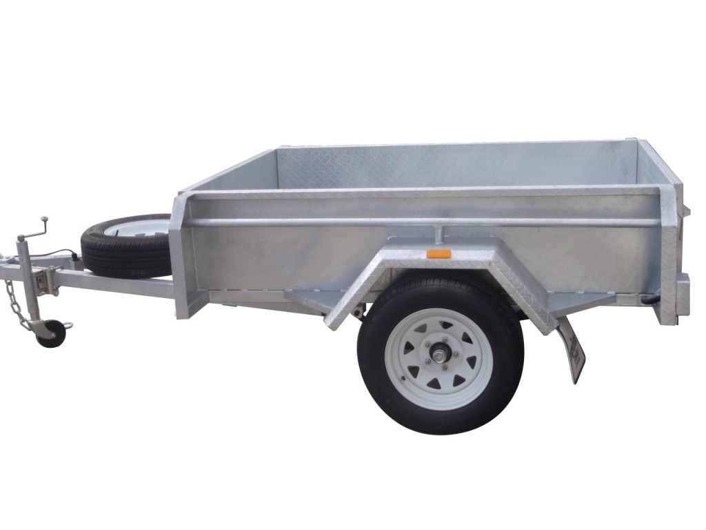 6×4 Single Axle Trailers Deep 410mm Sides