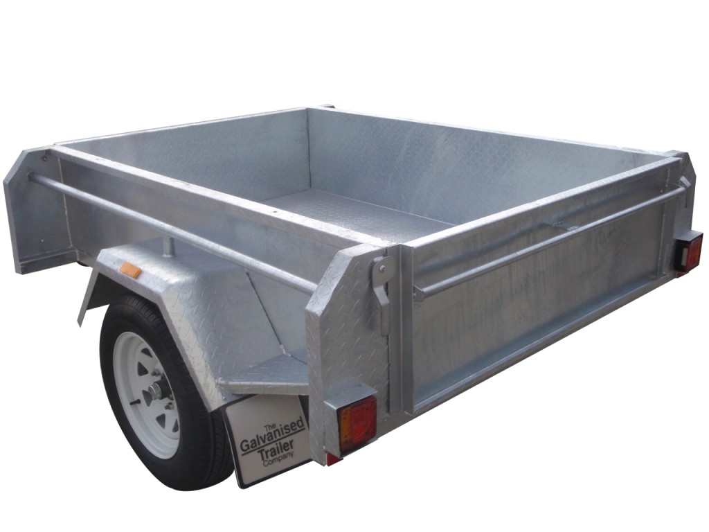 6×4 Single Axle Trailers Deep 410mm Sides