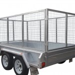 300mm Checker Plate Sides & 1000mm Removable Mesh Cage