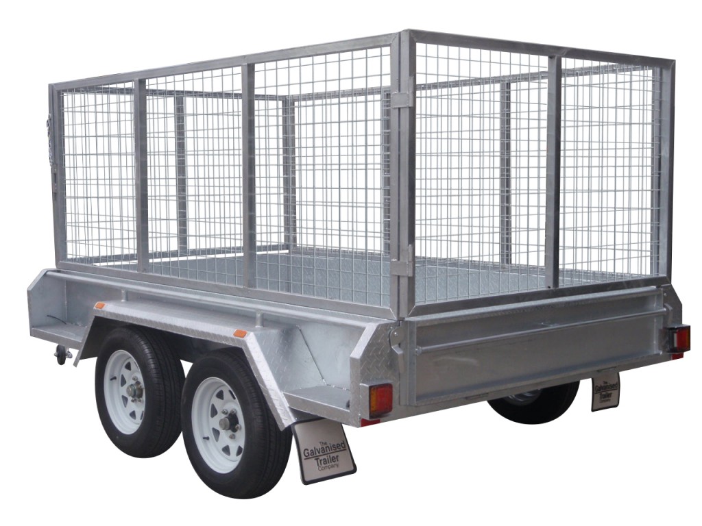 300mm Checker Plate Sides & 1000mm Removable Mesh Cage