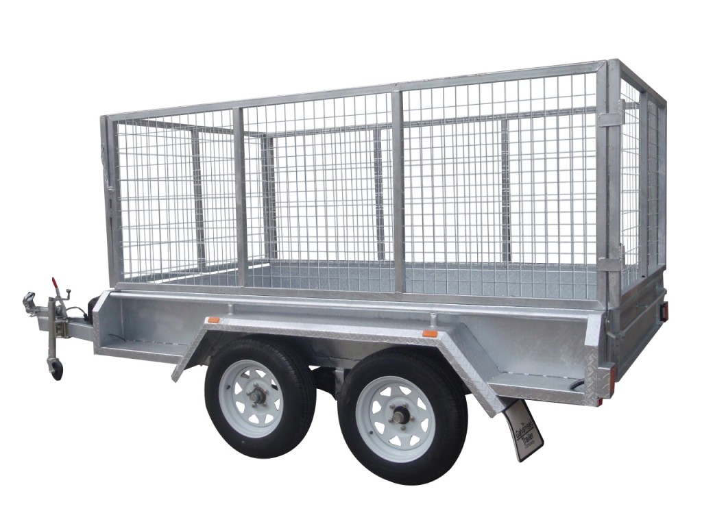 300mm Checker Plate Sides & 1000mm Removable Mesh Cage