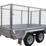 300mm Checker Plate Sides & 1000mm Removable Mesh Cage