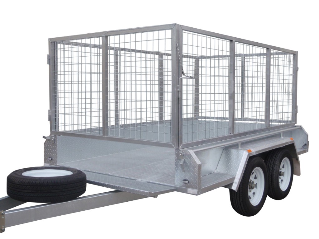 300mm Checker Plate Sides & 1000mm Removable Mesh Cage